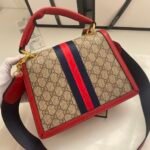 Gucci Queen Margaret GG Small Top Handle Bag Red 25Cm - Image 4