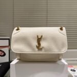 Saint Laurent Niki Vintage Medium In Grained White 28Cm 633178Aacyt9207 - Image 3
