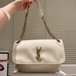Saint Laurent Niki Vintage Medium In Grained White 28Cm 633178Aacyt9207 - Image 2