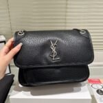 Saint Laurent Niki Vintage Medium In Grained Black 28Cm 633178Aacia1000 - Image 3