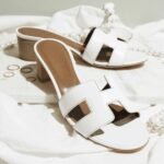 Hermes Oasis Sandals 26MM In White - Image 2