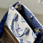 Louis Vuitton Onthego PM Bag Blue 25Cm - Image 5