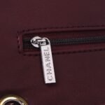Chanel Medium Classic Double Flap Burgundy Silver Hardware 27Cm - Image 7