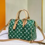 Louis Vuitton Speedy P9 Bandoulière Monogram Leather Green 25Cm - Image 4