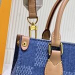 Louis Vuitton Onthego PM Blue Denim 25Cm - Image 4