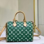 Louis Vuitton Speedy P9 Bandoulière Monogram Leather Green 25Cm - Image 3