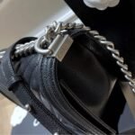 Chanel Boy Caviar Chevron Quilted Flap Bag Black 25Cm - Image 5