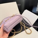 Chanel 22 Mini Handbag Purple 23Cm - Image 6