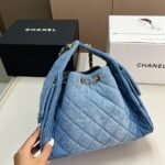 Chanel 25 Small Handbag Washed Denim Blue 25Cm AS5293 B20603 U0475 - Image 7
