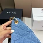 Chanel 25 Small Handbag Washed Denim Blue 25Cm AS5293 B20603 U0475 - Image 6