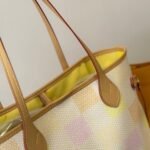 Louis Vuitton Neverfull MM Damier Canvas Peach 31Cm N40668 - Image 7