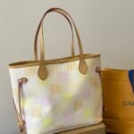 Louis Vuitton Neverfull MM Damier Canvas Peach 31Cm N40668 - Image 2