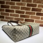 Gucci Ophidia Large Tote Bag Beige And Dark Brown GG Supreme 38Cm 631685 96IWB 8745 - Image 4