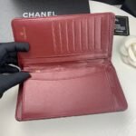 Chanel Black Quilted Classic Long Flap Wallet 19.5Cm - Image 3