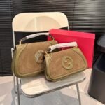 Gucci Blondie Small Shoulder Bag Dark Green 26Cm 815715 CAAAU 3027 - Image 2