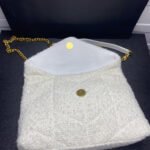 Saint Laurent Small Loulou Boucle Bag White 23Cm - Image 7