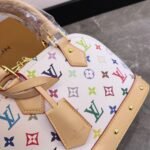 Louis Vuitton X Takashi Murakami Alma BB White Multicolor 24Cm - Image 3