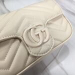 Gucci Women GG Marmont Bag Beige 16Cm 699757 UM8KV 9022 - Image 3