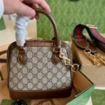 Gucci Horsebit 1955 Beige Dark Brown 20Cm - Image 5