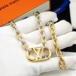 Louis Vuitton Everyday Chain LV Necklace Gold And Silver - Image 3