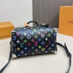Louis Vuitton X Takashi Murakami Speedy Soft Black 30Cm - Image 3