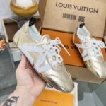 Louis Vuitton LV Sneakerina Gold 1AICAN - Image 5