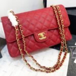 Chanel Classic Small Flap Bag Dark Red Caviar 26Cm - Image 2