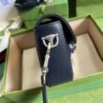Gucci Horsebit 1955 Mini Bag Beige And Blue 20Cm 658574 96IWN 4076 - Image 5