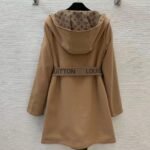 Louis Vuitton Classic Monogram Wool Brown Coats - Image 3