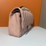 Chanel Classic Medium Flap Bag Pink And Gold 25Cm - Image 3