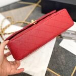 Chanel Classic Small Flap Bag Dark Red Caviar 26Cm - Image 4