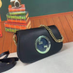Gucci Blondie Shoulder Bag Black 28Cm 699268 UXX0G 1000 - Image 3