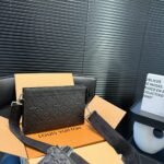 Louis Vuitton Gaston Wearable Wallet Monogram Shadow Black 22Cm M81115 - Image 5