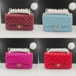 Chanel Classic 11.12 Handbag Gold Tone Metal Burgundy 25Cm A01112 Y04059 NZV44 - Image 8