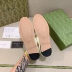 Gucci Jordaan Embroidered Bee And Starleather Loafer White - Image 6