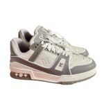 Louis Vuitton LV Trainer Sneaker Grey White 1A8KBA