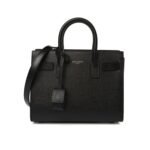 Saint Laurent Sac De Jour Baby In Grained Black 26Cm