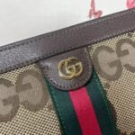 Gucci Ophidia Jumbo GG Small Shoulder Bag Camel And Ebony 26Cm 503877 UKMIG 2570 - Image 6