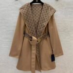 Louis Vuitton Classic Monogram Wool Brown Coats - Image 2