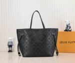 Louis Vuitton Neverfull MM Monogram Empreinte Leather Black 31Cm - Image 2