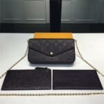 Louis Vuitton Félicie Pochette Monogram Empreinte Black 21Cm M82477 - Image 2