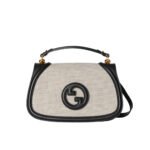 Gucci Blondie Shoulder Bag Natural Black 22Cm 815716 HAAKF 2546
