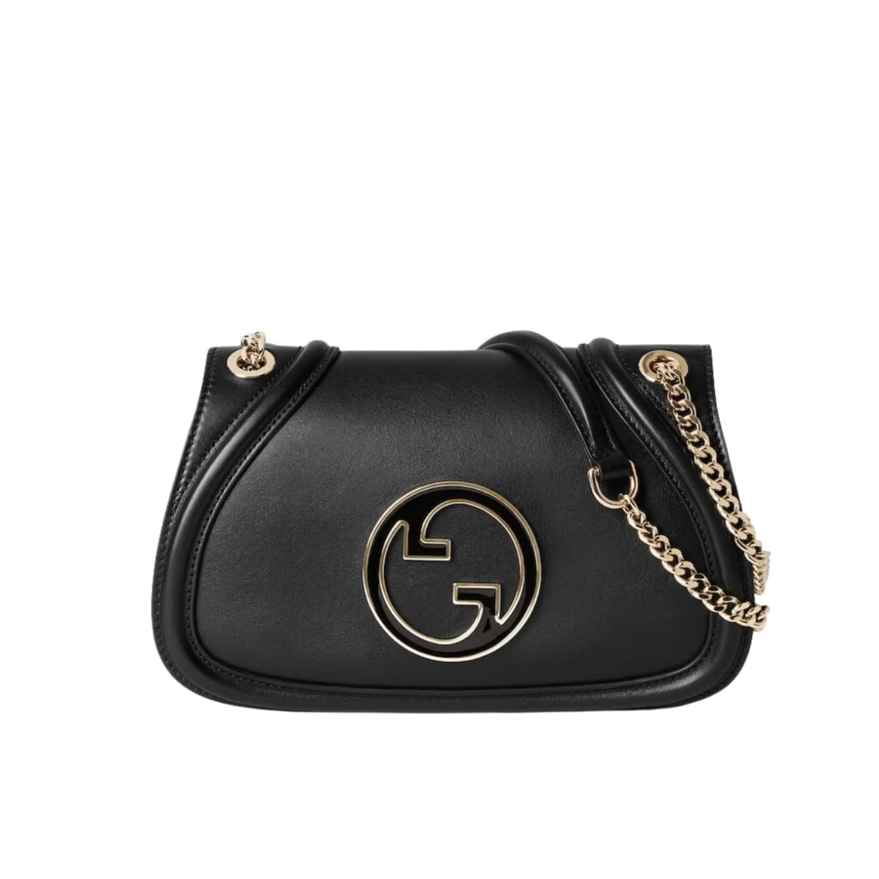 394-1 Gucci Blondie Small Shoulder Bag Black 26Cm 815715 AAEEX 1000 - Image 1