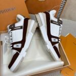 Louis Vuitton LV Trainer Sneaker Brown 1ABLVB - Image 5