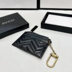 Gucci GG Marmont Keychain Wallet Black 10Cm - Image 3