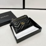 Gucci GG Marmont Keychain Wallet Black 10Cm - Image 2