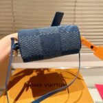 Louis Vuitton Speedy 18 Bandoulière Denim Blue 18Cm N00208 - Image 6