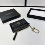 Gucci GG Marmont Keychain Wallet Black 10Cm - Image 4