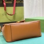 Gucci GG Marmont Mini Top Handle Bag Brown 20Cm - Image 5