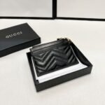 Gucci GG Marmont Keychain Wallet Black 10Cm - Image 5
